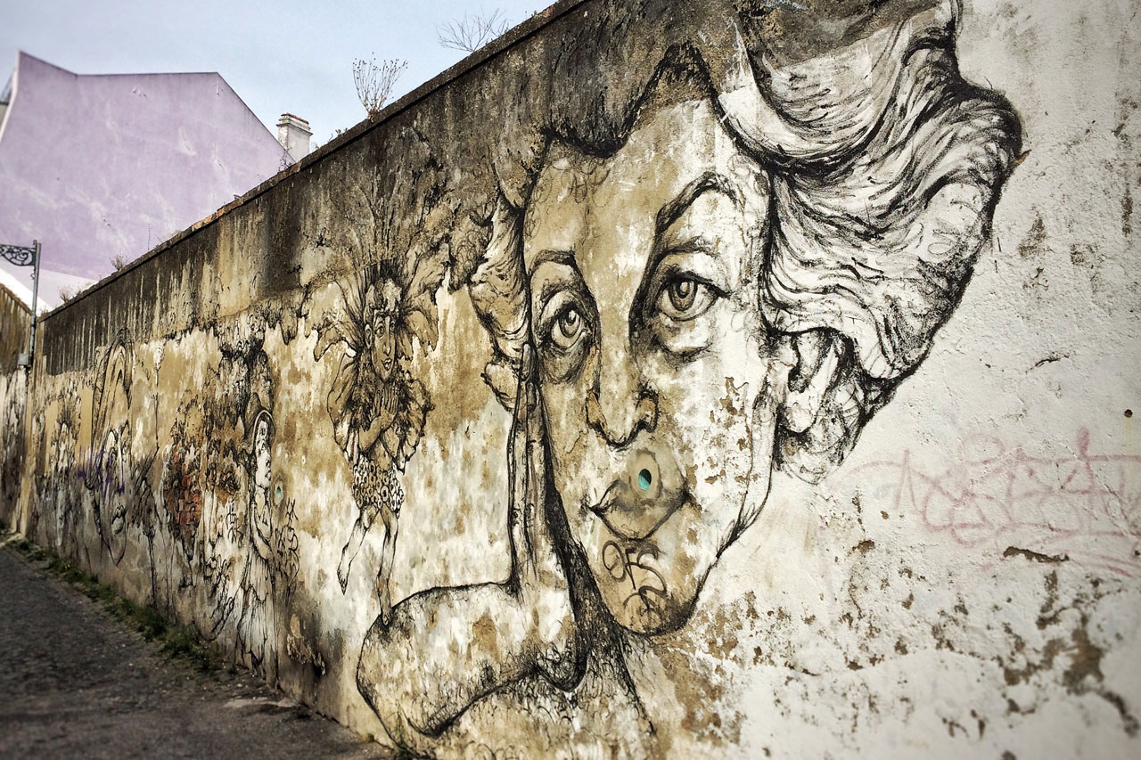 Streetart in Lissabon - Portugal